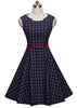 Vestido Midi Gode Com Estampa Xadrez