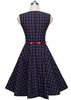 Vestido Midi Gode Com Estampa Xadrez