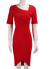 Vestido Midi Tubinho Manga Curta Para Trabalhar