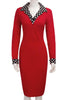 Vestido Midi Tubinho Com Cinto Para Trabalhar