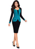 Vestido Midi Tubinho Social Para Trabalhar