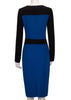Vestido Midi Tubinho Decote Coração Cintura Marcada