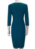 Vestido Midi Tubinho Decote Quadrado Para Trabalhar