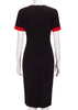 Vestido Midi Tubinho Manga Curta Para Trabalhar