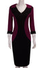 Vestido Midi Tubinho com Efeito Que Afina a Cintura