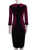 Vestido Midi Tubinho com Efeito Que Afina a Cintura