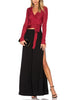 Calça Pantalona Com Fenda Lateral
