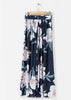 Calça Pantalona Estampada De Amarrar