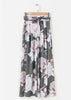 Calça Pantalona Estampada De Amarrar