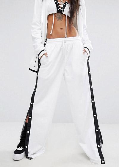 Calça Feminina Esportiva Com Faixa Lateral