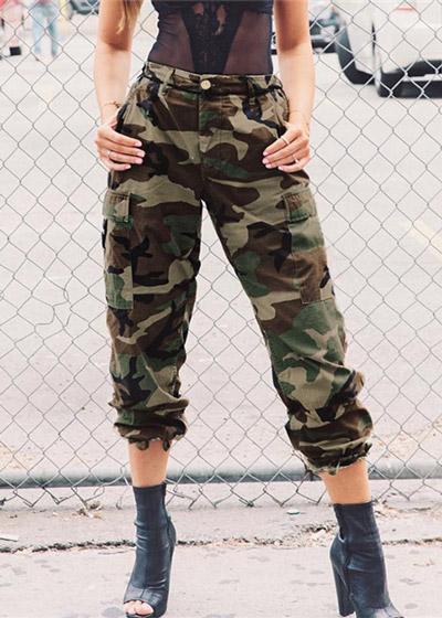 Calça Camuflada Exercito Feminina