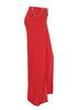 Calça Flare Fenda com Corrente