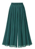 Calça Pantacourt Plissada