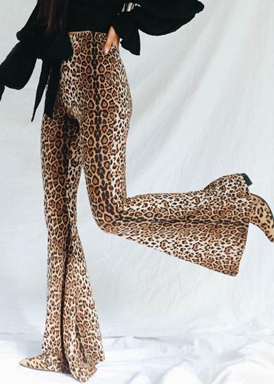 Calça Flare Onça