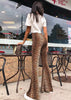 Calça Flare Onça