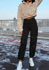 Calça Cargo Feminina Cintura Alta com Bolsos