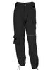 Calça Cargo Feminina Cintura Alta com Bolsos