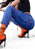 Calça Cargo Feminina com Listra Lateral