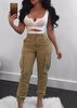 Calça Jogger Cargo com Bolso Lateral Feminina