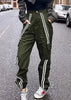 Calça Esportiva Feminina com Listra e Bolso do Lado