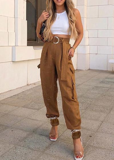 Calça Feminina Clochard Jogger Sarja