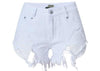 Short Jeans Cintura Alta Desfiado