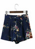 Short Estampado com Babado na Barra