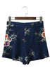 Short Estampado com Babado na Barra