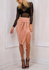 Body Tule Transparente Manga Longa
