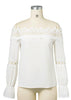 Blusa Ombro a Ombro Bordada Renda