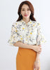 Blusa Gola Laço Floral