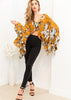 Blusa Babado Manga Flare de Amarrar