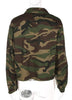 Jaqueta Feminina Camuflada Manga Longa
