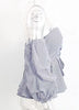 Blusa Tomara Que Caia Listrado Com Babado