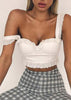 Regata Top Cropped Branca