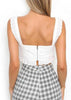 Regata Top Cropped Branca