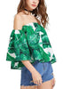 Cropped Ciganinha Estampado