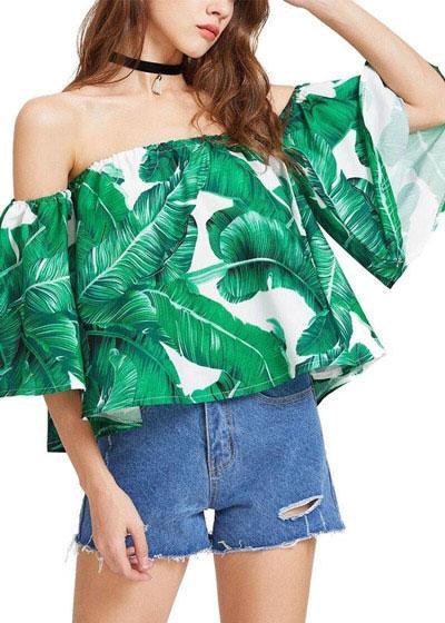 Cropped Ciganinha Estampado