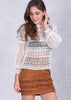 Blusa Croche Rendado