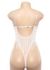 Body Renda Transparente com Tule