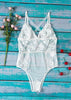 Body Renda Alcinha com Bordado