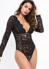 Body Renda Preto Decote nas Costas