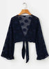 Blusa Cropped com Amarração na Frente