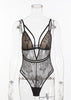 Body Strappy Renda com Tule