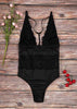 Body Renda Tule Tiras Strappy