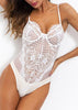 Body de Renda Floral e Tule
