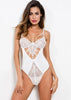 Body Strappy Renda com Recortes