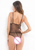 Body Renda Tule Transparente
