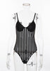 Body Tule Listras com Renda