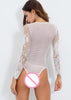 Body Renda Manga Longa